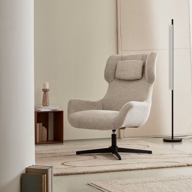 Fauteuil ZALINA - Lichtbruin