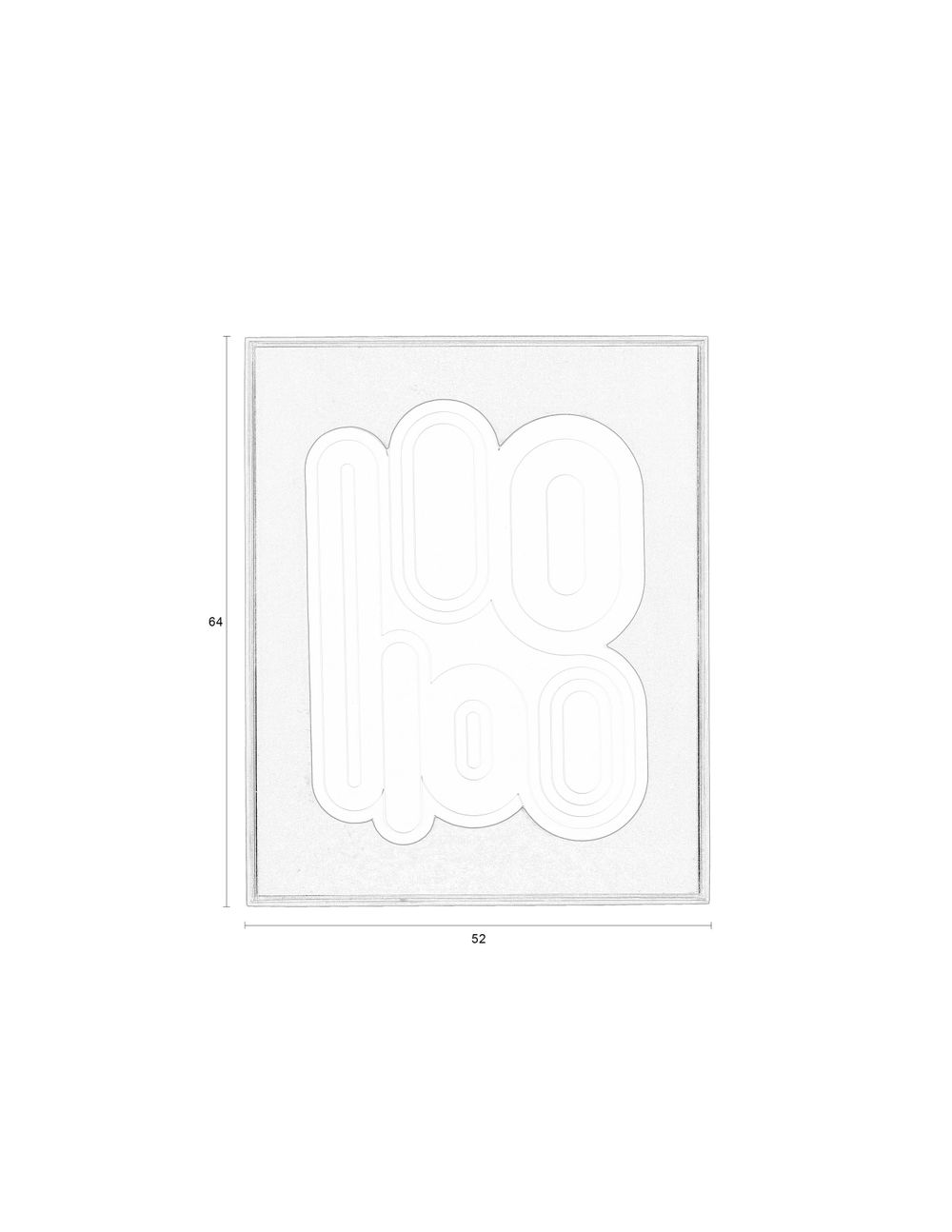 Wanddecoratie AUGUST - Beige ZVR 8900066