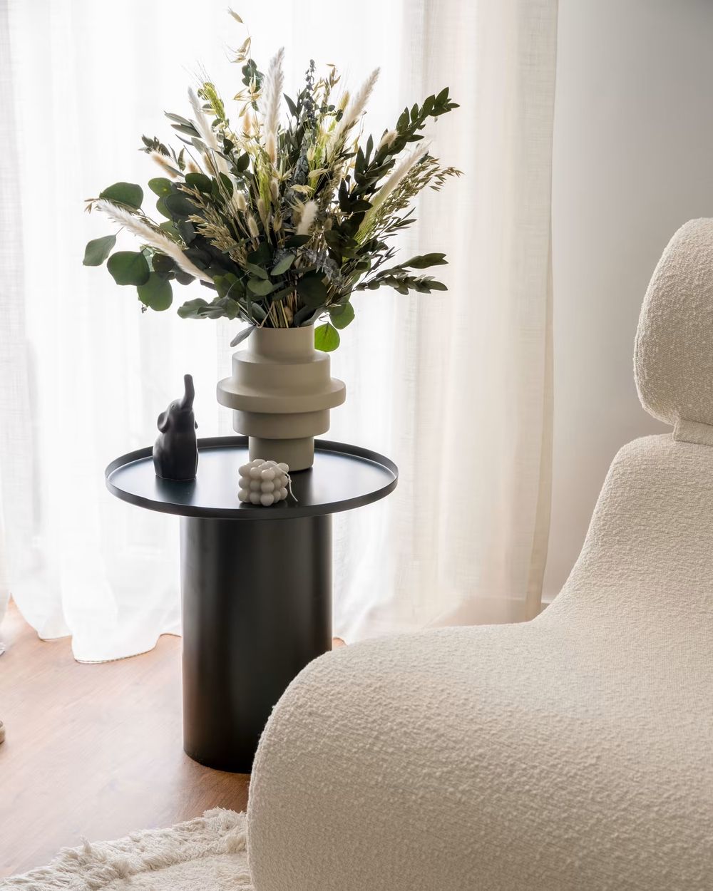 Bijzettafel FLEKSA - Zwart KAV LH0159R01