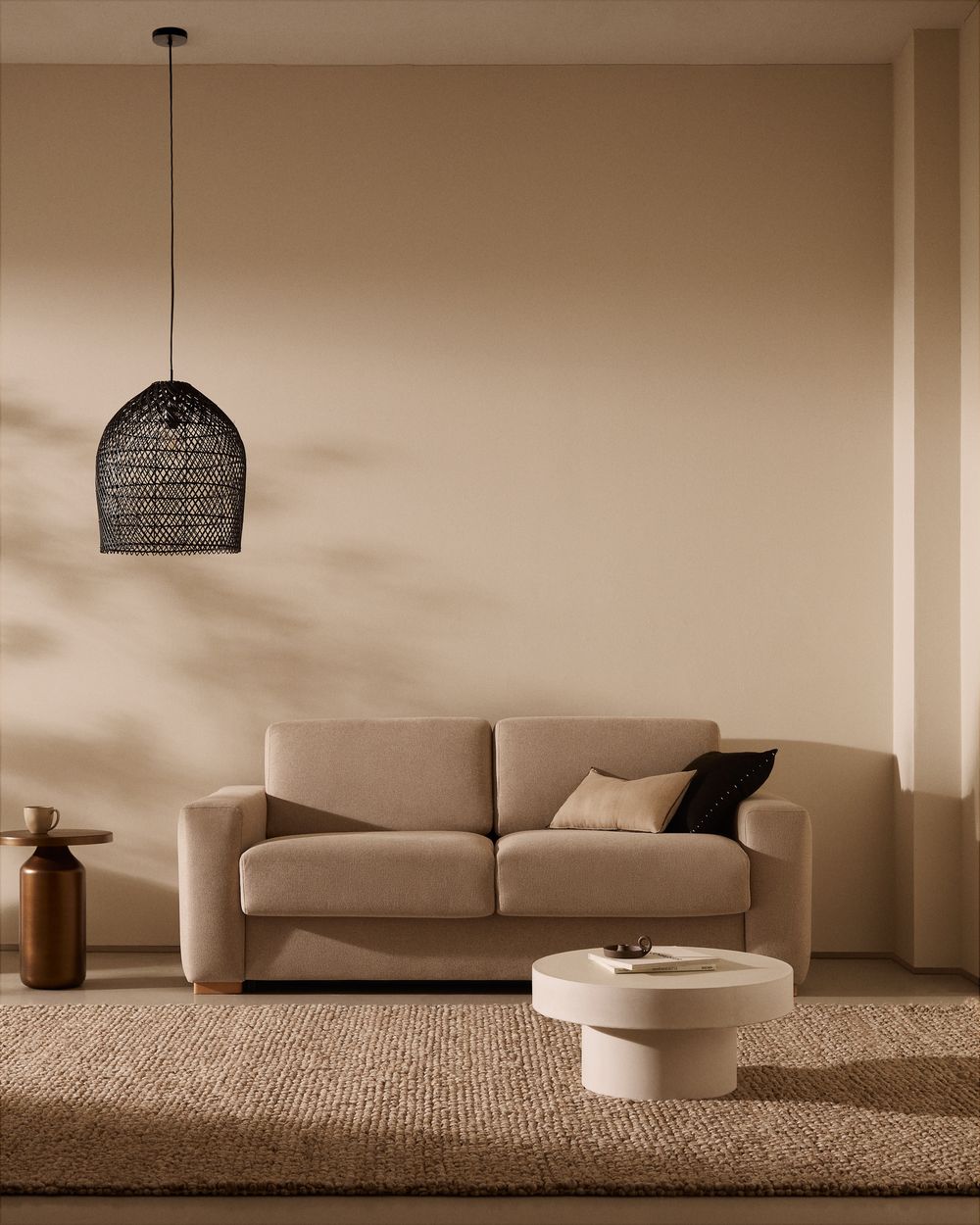 Lampenkap DOMITILA - Rotan/Zwart KAV L06000014FN01