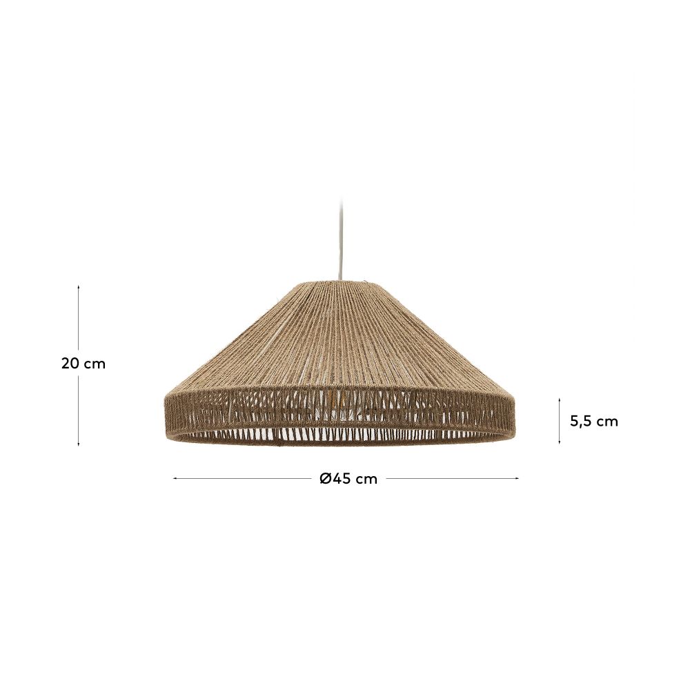 Lampenkap PONTOS - Jute KAV L0600016JJ46