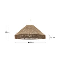 Lampenkap PONTOS - Jute KAV L0600016JJ46