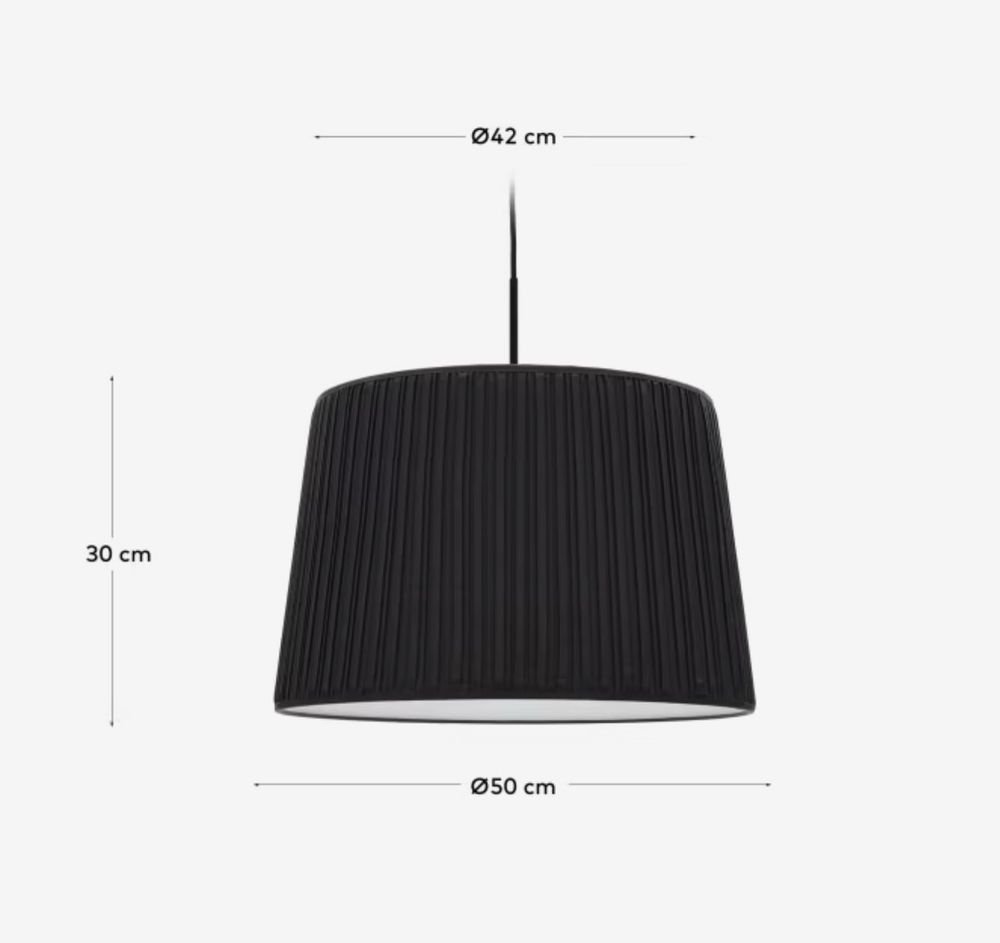 Lampenkap GUASH - Zwart KAV L0600019JJ01