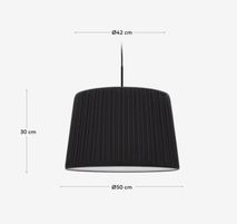 Lampenkap GUASH - Zwart KAV L0600019JJ01