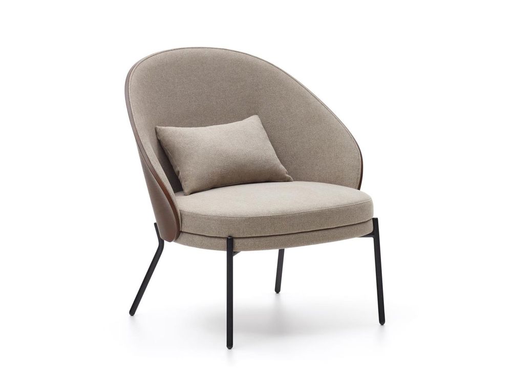 Fauteuil EAMY - Lichtbruin/Wengé KAV S0900001HE03