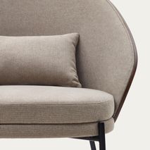 Fauteuil EAMY - Lichtbruin/Wengé KAV S0900001HE03