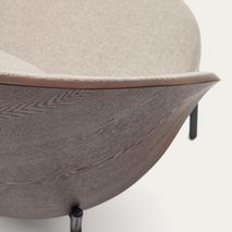 Fauteuil EAMY - Lichtbruin/Wengé KAV S0900001HE03