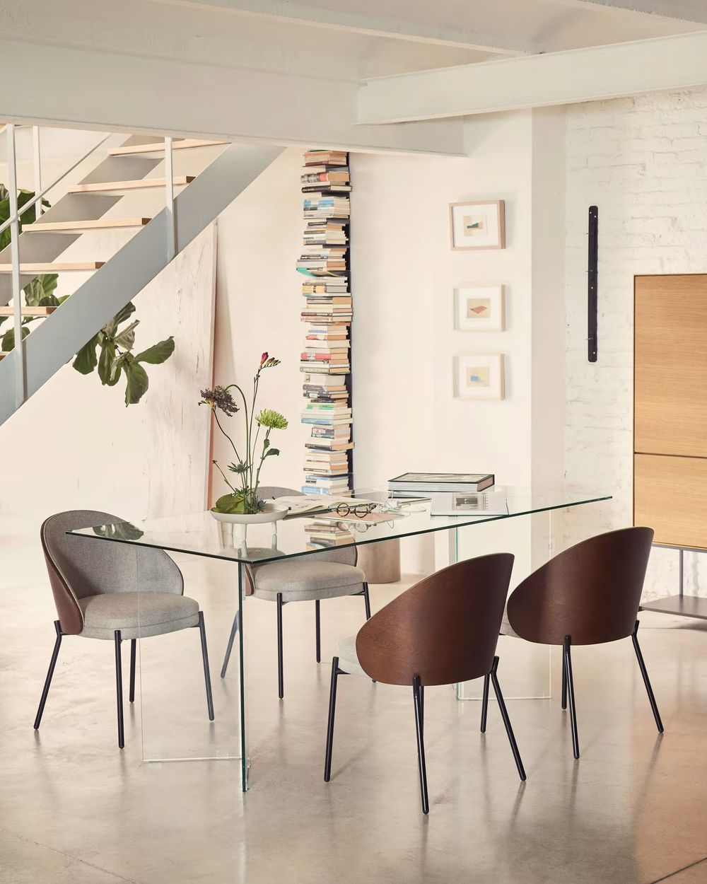 Stoel EAMY - Lichtbruin / Wenge KAV C0100003HE03