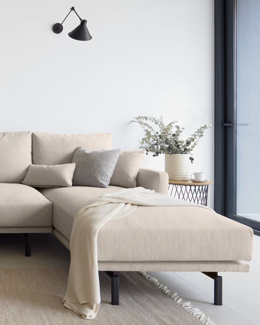 Hoekzetel GALENE - Beige KAV S801-40D-GR39