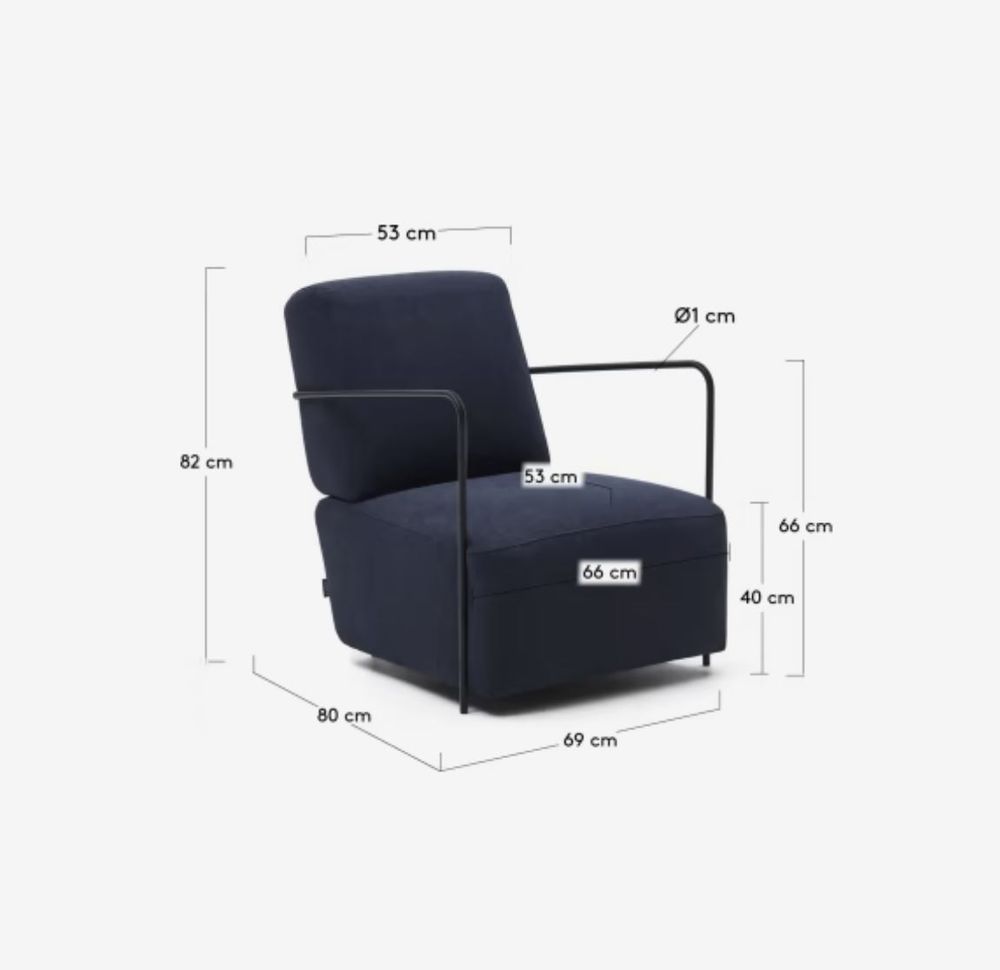 Fauteuil GAMER - Blauw KAV S564AU25