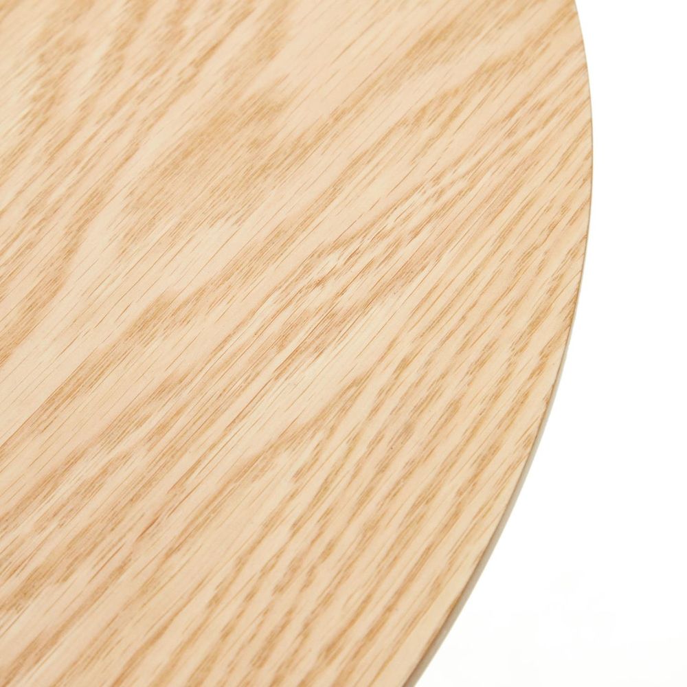 Set 2 bijzettafels WATSE - Eikenhout/Wit KAV T0500009RR05