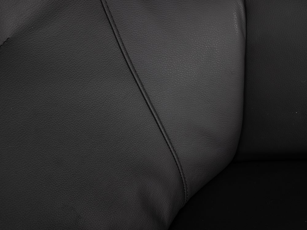 Elektrische relaxfauteuil RANA - Zwart leder MED RA RXE-A-A804