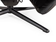 Elektrische relaxfauteuil RANA - Zwart leder MED RA RXE-A-A804