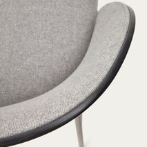 Barstoel EAMY - Lichtgrijs / Zwart KAV C0600055HE12