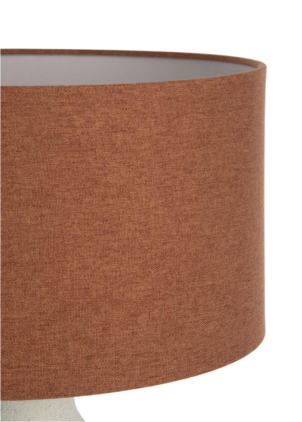 Tafellamp FREYA - Wit/Roestbruin CCM 50434WIT