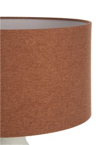 Tafellamp FREYA - Wit/Roestbruin CCM 50434WIT