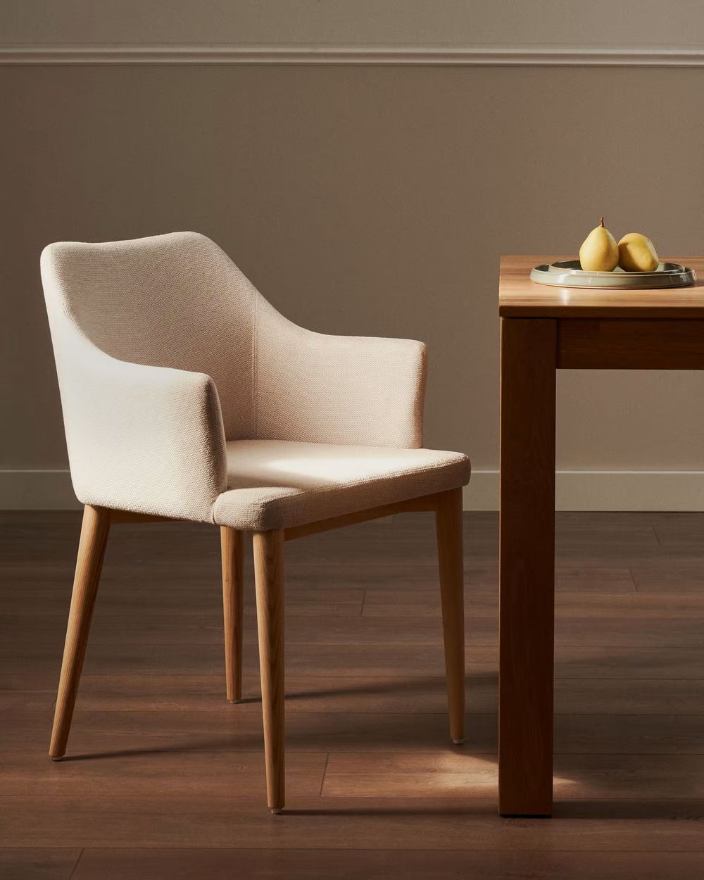 Eetkamerstoel CROFT - Beige KAV CC0077KY12