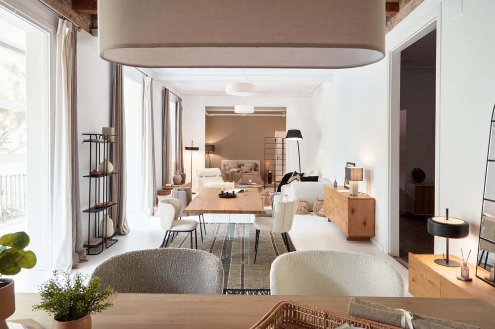 Stoel ANIELA - Grijs bouclÚ KAV CC2025J33