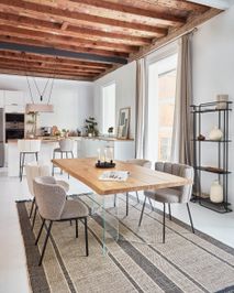 Stoel ANIELA - Grijs bouclÚ KAV CC2025J33