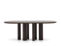 Eetkamertafel MAILEN - Donker essenfineer KAV T0100053MM51