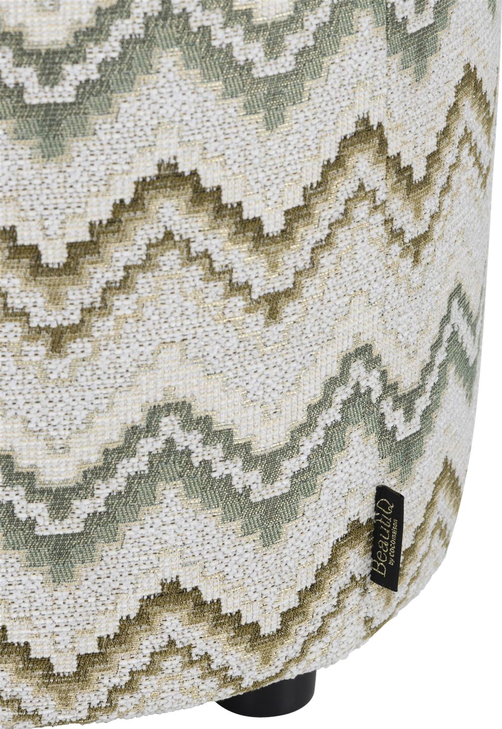 Poef rond LUSH - Olijf CCM 50355OLI