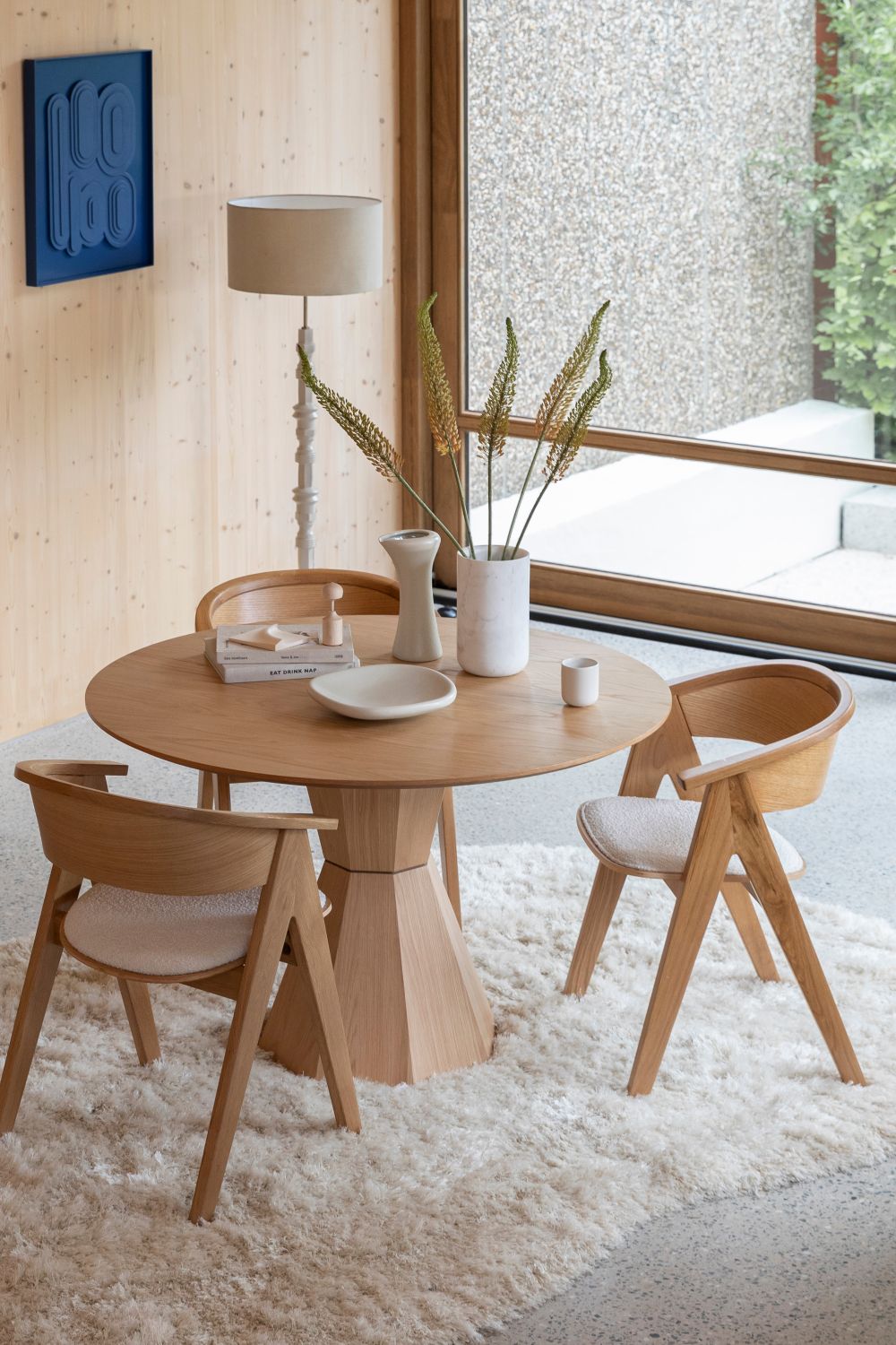 Ronde tafel LOTUS - Eik fineer ZVR 2100167