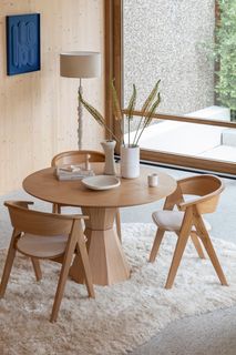 Ronde tafel LOTUS - Eik fineer ZVR 2100167