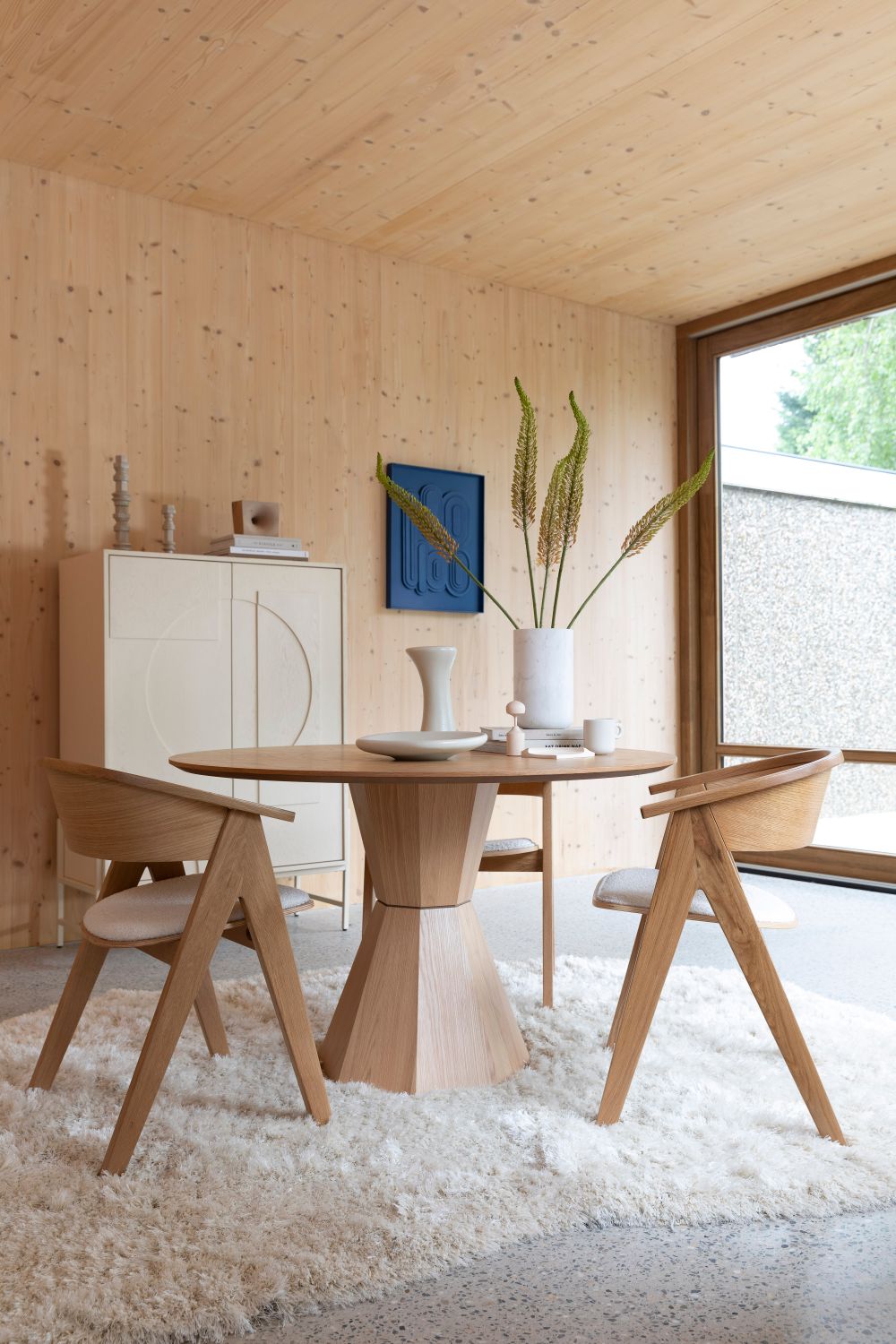 Ronde tafel LOTUS - Eik fineer ZVR 2100167