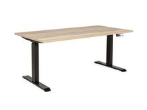 Zit/sta bureau elektrisch BUDGET - Eik/zwart ORO ZS168ZHE