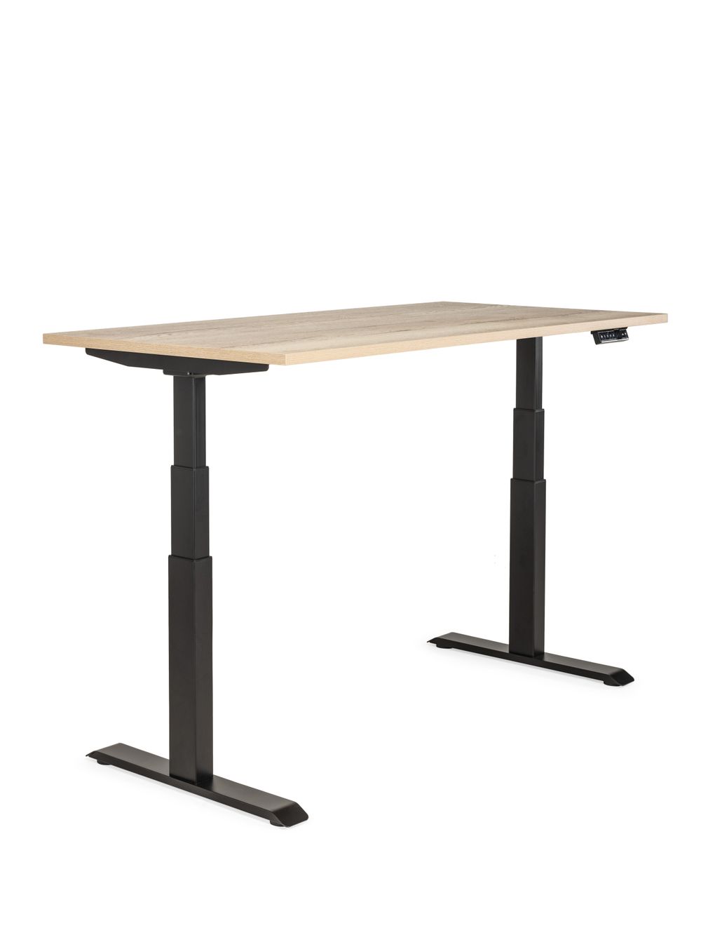 Zit/sta bureau elektrisch BUDGET - Eik/zwart ORO ZS168ZHE