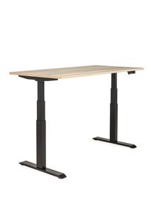 Zit/sta bureau elektrisch BUDGET - Eik/zwart ORO ZS168ZHE