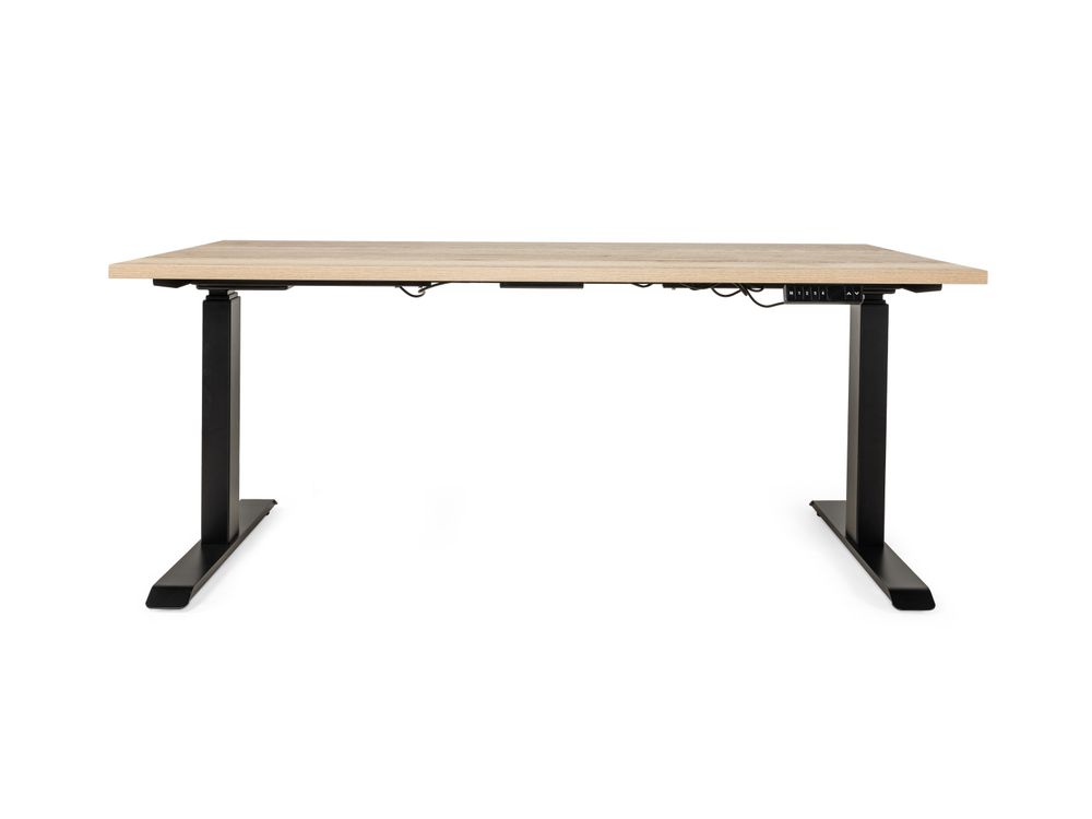 Zit/sta bureau elektrisch BUDGET - Eik/zwart ORO ZS168ZHE