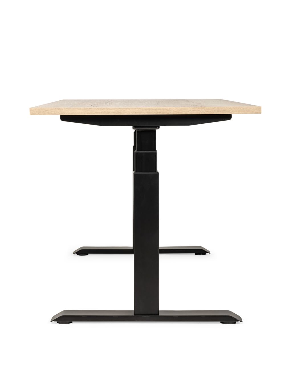 Zit/sta bureau elektrisch BUDGET - Eik/zwart ORO ZS168ZHE