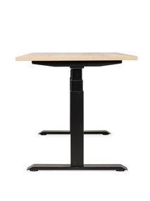 Zit/sta bureau elektrisch BUDGET - Eik/zwart ORO ZS168ZHE