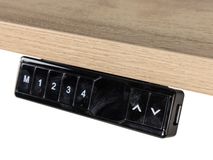 Zit/sta bureau elektrisch BUDGET - Eik/zwart ORO ZS168ZHE