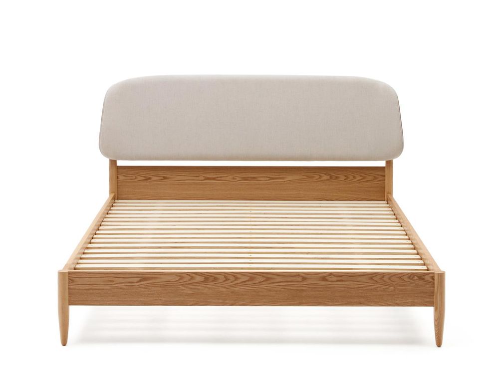 Bed OCTAVIA - Wit/Essenhout KAV N0500003MY12