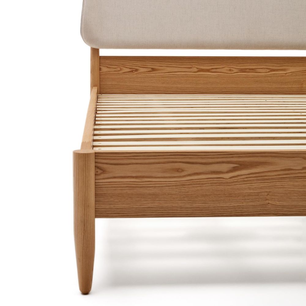 Bed OCTAVIA - Wit/Essenhout KAV N0500003MY12