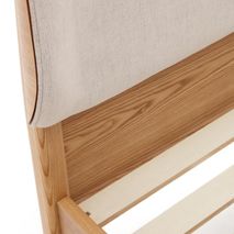 Bed OCTAVIA - Wit/Essenhout KAV N0500004MY12