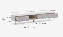 Tv-meubel VEDRANA - Wit KAV M1000021LL05