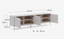 Tv-meubel VEDRANA - Wit KAV M1000023LL05