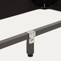 Bed MARTINA - Gebroken wit schapenvacht KAV N03012HI39