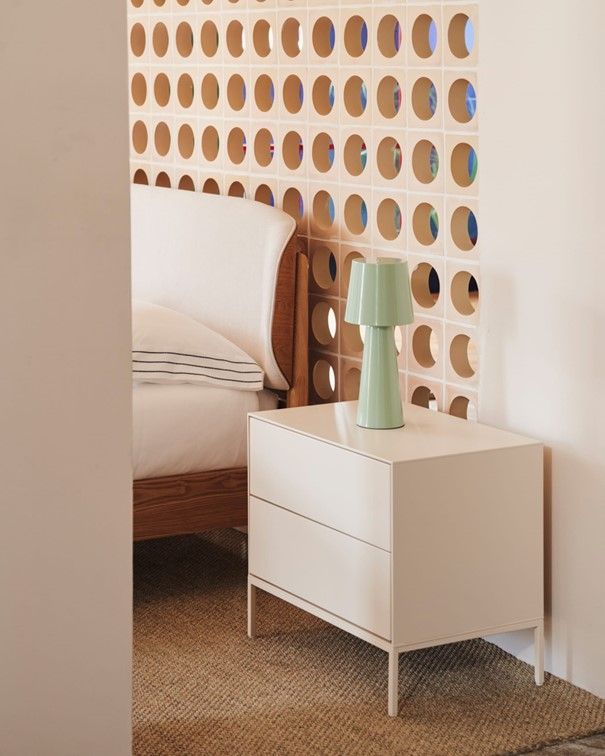 Nachttafel VEDRANA - Wit