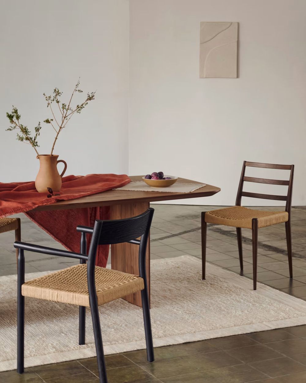 Eetkamertafel LITTO - Walnootfineer KAV T0100065MM41