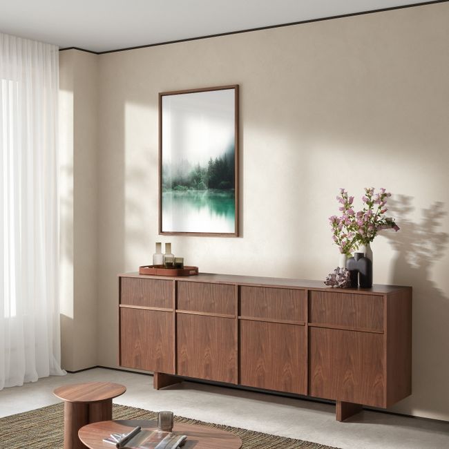 Dressoir AIKU - Walnootfineer