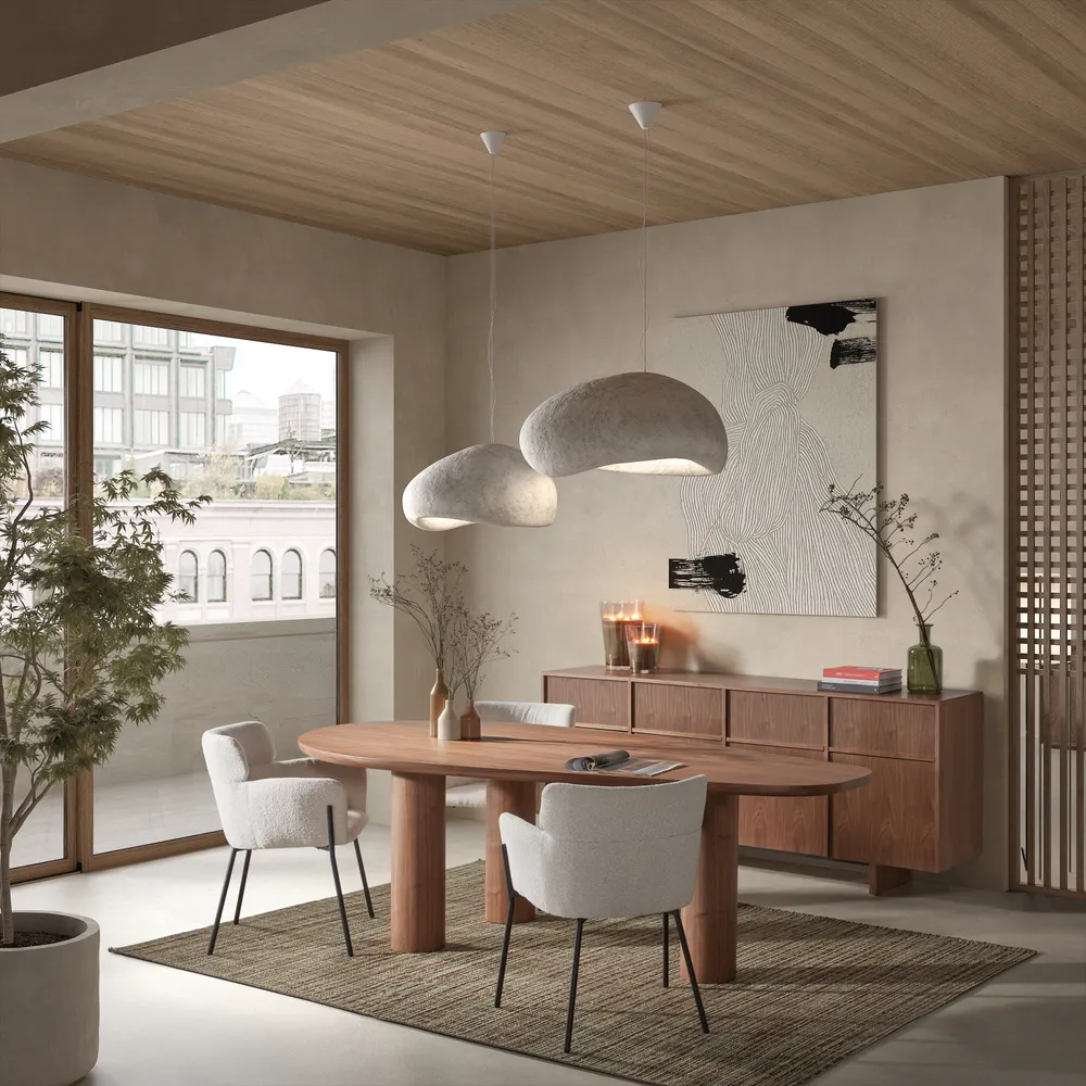 Eettafel AIKU - Walnootfineer DEZ-64-000007