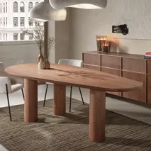 Eettafel AIKU - Walnootfineer DEZ-64-000007