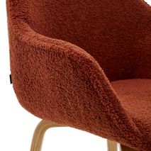 Eetkamerstoel ALELI - Witte schapenvacht KAV C0100008HI84