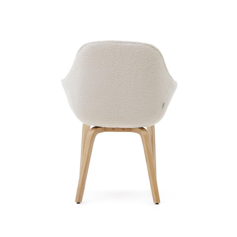 Eetkamerstoel ALELI - Witte schapenvacht KAV C0100008HI39