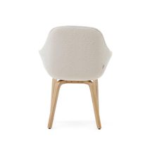 Eetkamerstoel ALELI - Witte schapenvacht KAV C0100008HI39