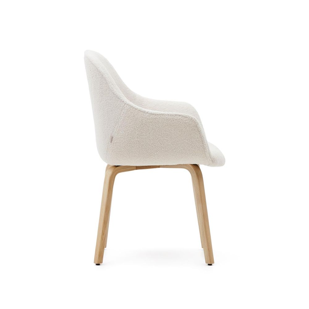 Eetkamerstoel ALELI - Witte schapenvacht KAV C0100008HI39